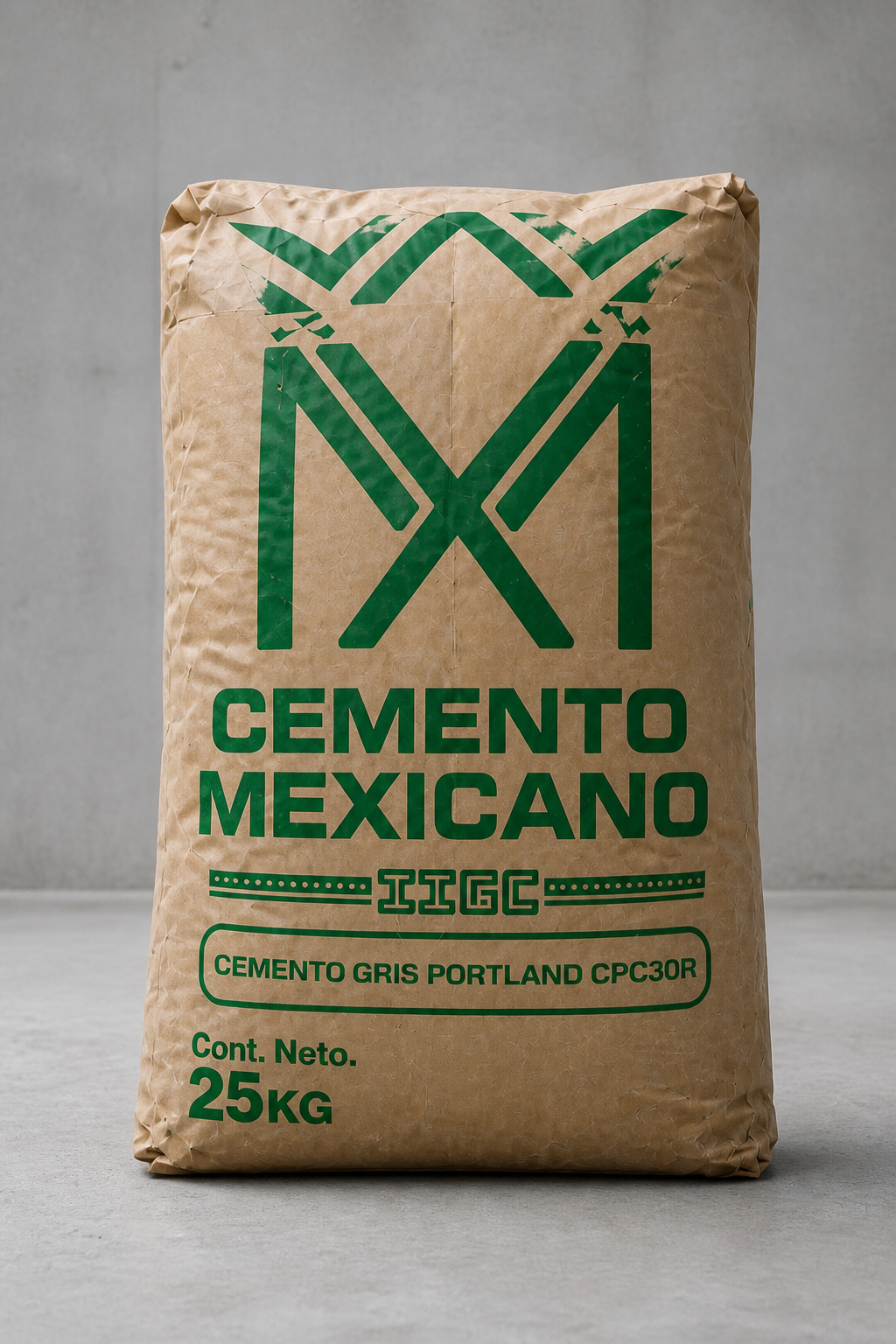 Bulto de Cemento Mexicano CPC 30R de 25 kilogramos